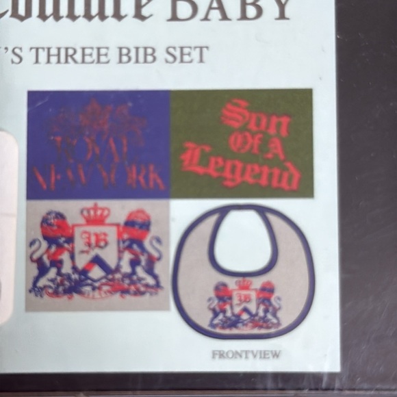 BNIB Juice Couture Boys Three Bib Set - Picture 3 of 10
